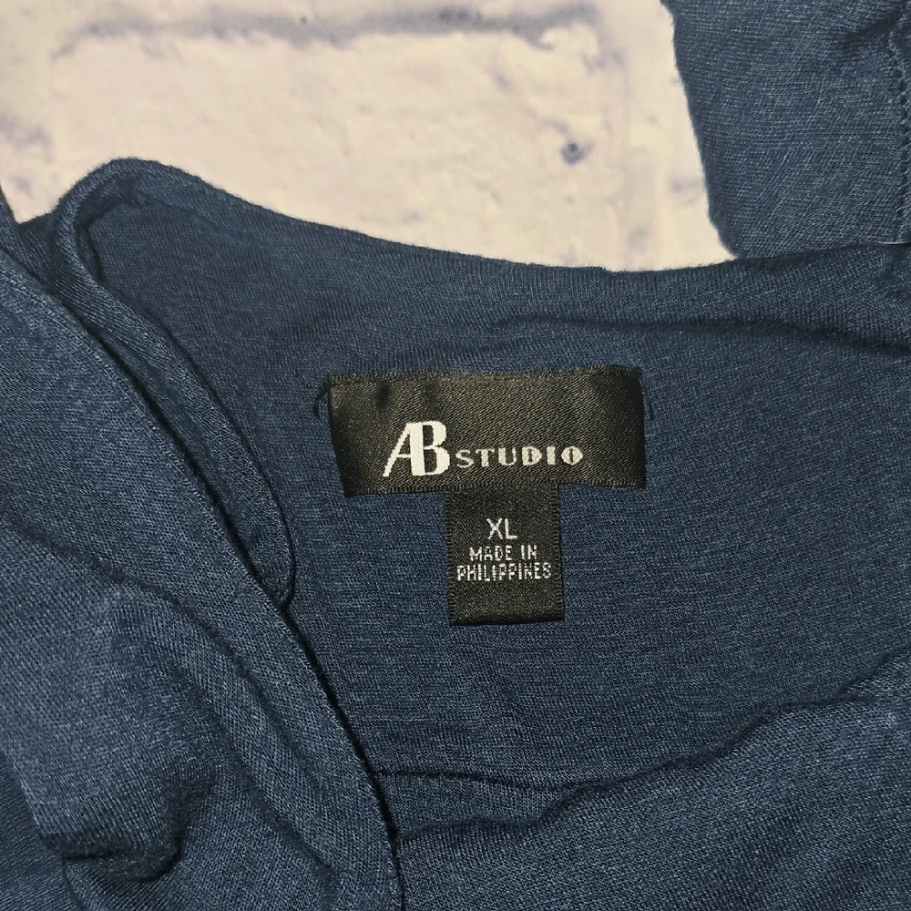 AB Studio Dark Teal Dress - Picture 2 of 5
